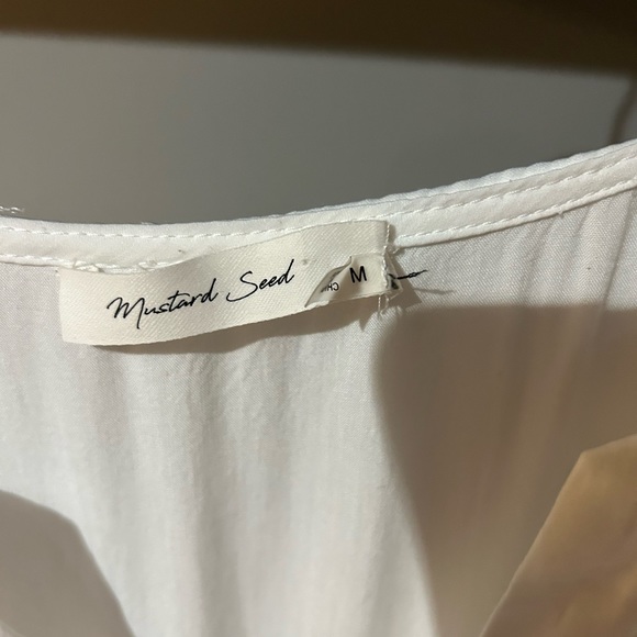 White Ruffle Blouse - Picture 3 of 3